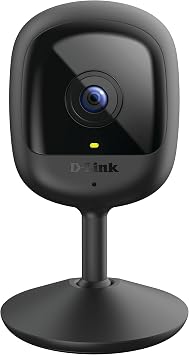 D-Link DCS-6100LHV2 Videocamera mydlink Wi-Fi Full HD compatta, 1080p, visione notturna, SD/cloud, rilevamento di suoni/movimento, accesso remoto, compatibile con Amazon Alexa e Google Assistant