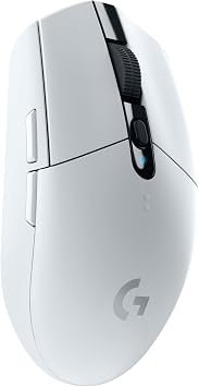 Logitech G G305 LIGHTSPEED Mouse Gaming Wireless | Sensore 12K HERO, 12.000 DPI, Design Leggero, 6 Pulsanti Programmabili, Batteria 250 Ore, Memoria Integrata – Bianco