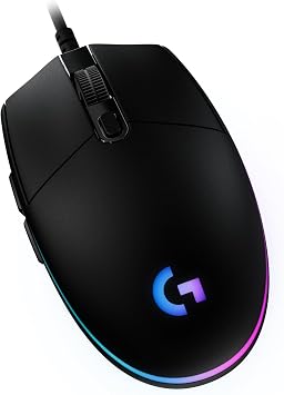Logitech G G203 LIGHTSYNC Mouse Gaming con Illuminazione RGB – Nero | Personalizzabile, 6 Pulsanti Programmabili, Sensore per Gaming, Tracciamento a 8.000 DPI, Peso Ridotto