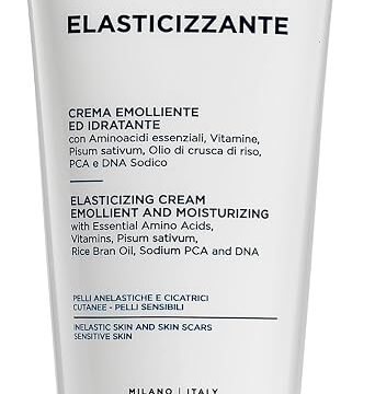 Rilastil Crema Viso e Corpo, Trattamento delle Cicatrici, Emolliente ed Idratante per Pelli Sensibili, 200ml