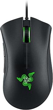 Razer DeathAdder Essential (2021) – Mouse da Gioco Cablato con Sensore Ottico da 6400 DPI (Sensore Ottico da 6400 DPI, 5 Pulsanti Programmabili, Fattore di Forma Ergonomico) Nero