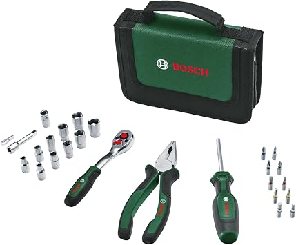Bosch Starter kit di utensili manuali da 26 pezzi | Accessori Utensili Manuali