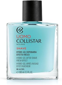 Collistar Uomo Hydro-Gel Dopobarba Effetto Fresco, Anti-Rossore, Idratantante e Lenitivo, Senza Alcool, 100ml