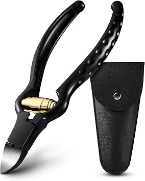 FVION Tagliaunghie Professionale di Precisione per Unghie dei Piedi Spesse e Incarnite, Tronchesino in Acciaio per Manicure e Pedicure