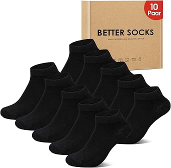 IceReco 10 Paia Calze Uomo Corte Cotone Estivi Calzini Donna Corti Sportive | Calza Sportivi Estivi, Fantasmini Running Invisibili, Calzini Elastiche Trekking, Tennis Morbidi e Traspiranti, Casa e Sport.