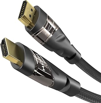 KabelDirekt – Cavo HDMI 4K – 10m | High Speed HDMI con Ethernet, 4K Ultra HD, 3D, Full HD 1080p, HDR, ARC, PS5, XBO, HDTV