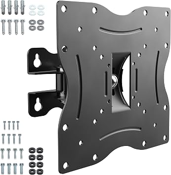 RICOO R12 Supporto TV da parete Staffa TV 32-55 pollici per 32 55 pollici girevole inclinabile fino a 30 kg max VESA 200×200
