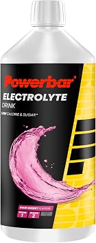 Powerbar Elektrolyte Drink Sour Cherry 1000ml – Bevanda sportiva isotonica – 5 elettroliti + C2MAX
