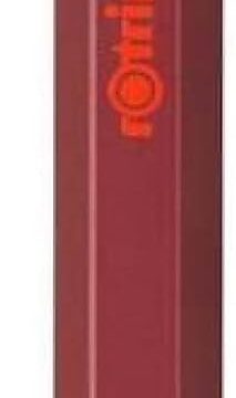 rOtring 600 – Penna a sfera ricaricabile, punta media, Inchiostro Nero, Fusto rosso