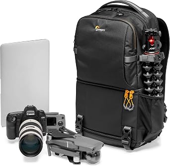 Lowepro Fastpack Zaino Fotografico, Fotocamera Mirrorless e DSLR, Doppio Accesso, Zaino Macchina Fotografica, Laptop e Tablet, Treppiede da Viaggio, Borsa per Fotografia Professionale
