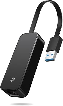 TP-Link UE306 Adattatore USB Ethernet Gigabit RJ45 USB 3.0 Portatile per PC | Per Portare una Connessione Cablata Stabile a Laptop e Computer, Plug & Play, Cavo Ripiegabile e Trasferimenti Affidabili