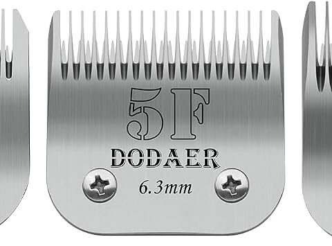 7F/5F/4F Lame staccabili per cani da compagnia compatibili con la serie Heiniger/Andis/Oster A5/Wahl KM10,3 contaggi
