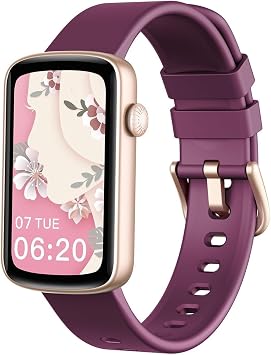 SHANG WING Smartwatch Donna Piccolo Elegante Orologio Fitness Impermeabile | Contapassi Cardiofrequenzimetro SpO2 Ciclo Mestruale Sonno Notifiche AMOLED Bluetooth 5.4 Idee Regalo Donna per Android iOS