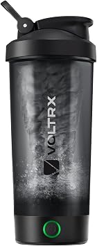 VOLTRX Titanus – Bottiglia per shaker per proteine, ricaricabile tramite USB C, elettrico, per frullati proteici e frullati sostitutivi dei pasti, senza BPA,700ml
