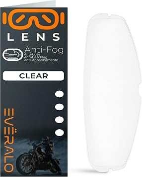 Everalo Lente Antiappannamento per HJC RPHA 70 – RPHA 11 – HJ26 – DKS161 | Inserto Visiera Antifog, compatibile anche con RPHA70 Carbon e RPHA11 Carbon