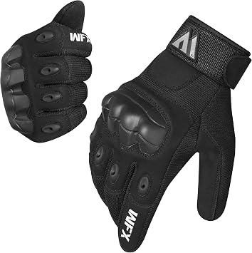 WFX Guanti da moto a dita intere, traspiranti, protettivi, per equitazione, corsa, corsa, motocross, ciclismo, BMX, ATV, MTB, per uomini e donne
