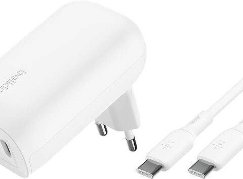 Belkin CARICABATTERIA BOOSTCHARGE DA PARETE 3 USB +CAVO (BOOST CHARGE 67 W CHARGER WITH – 3 USB-C PORTS PPS TECHNOLOGY INC)