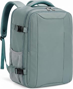 Xkdoai Zaino 40x30x20 per Ryanair Zaino da Viaggio Aereo Bagaglio a Mano | Antifurto, Resistente all’acqua, Scomparto PC 14″, Schiena Traspirante, Tasca per Bottiglie, per Ryanair, Wizz Air, Easyjet