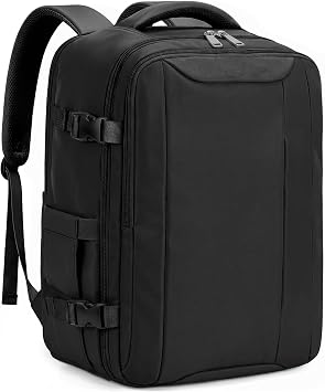 Xkdoai Zaino 45x36x20 per Easyjet Zaino da Viaggio Aereo Bagaglio a Mano | Antifurto, Resistente all’acqua, Scomparto PC 15.6″, Schiena Traspirante, Tasca per Bottiglie, Cinturino al Petto