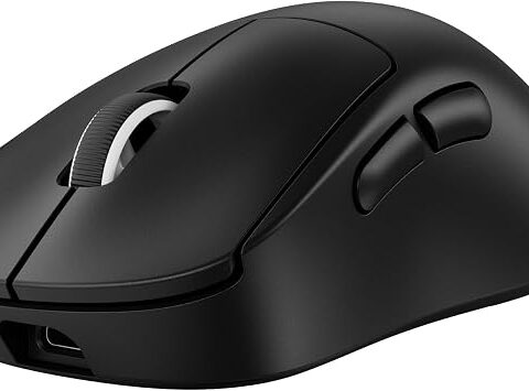 Logitech G PRO X SUPERLIGHT 2 DEX LIGHTSPEED mouse da gaming – Nero | Wireless, Pro-Grade, leggero, 60 gramos, 5 pulsanti, sensore 44.000 DPI, 8K Polling, ricarica USB-C, per PC/Mac