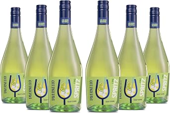 Tavernello Spritz Lime, Spritz Aperitivo Pronto da Bere con Note di Lime e Oli Essenziali, 6,5% Vol, Confezione da 6 Bottiglie da 750 ml