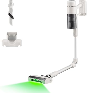 roborock H60 Aspirapolvere Senza Fili, Aspirazione Potente 27,000Pa, 60 min | Tubo Flessibile 90°, LED Rilevatore di Polvere, Spazzola Anti-Groviglio per Tappeti, Pavimenti e Peli di Animali