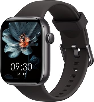 AcclaFit Smartwatch Uomo Donna, 1.85″ Orologio Smartwatch con Effettua/Risposta Chiamate, 113 Sportive Smart Watch con Contapassi/SpO2/Sonno/Cardiofrequenzimetro, Impermeabil IP68 per iOS Android