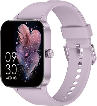 KIUVKAS Smartwatch Uomo Donna,1.95″ Orologio Smartwatch con Effettua/Risposta Chiamate,140+ Sportive Fitness Tracker con Pressione Sanguigna e Monitor Sonno,IP68 Smart Watch per Android/iOS