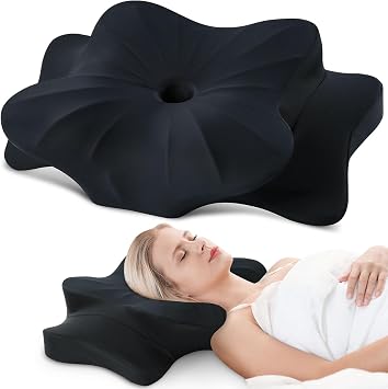 DONAMA Cuscino Cervicale Memory 63x38x14 cm per Supino Pancia in Giù Lato | Cuscino 2 in 1 Cuscino Ergonomico Cuscino per Cervicale Fodera Removibile Schiuma Traspirante per Ogni Dormiente
