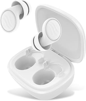 Tappi per orecchie, 35 dB Tappi orecchie dormire Riutilizzabile Silicone di protezione per l’udito con cancellazione del rumore, con 7 Paia in XS/S/M/L per dormire, viaggiare, Relax o concerti