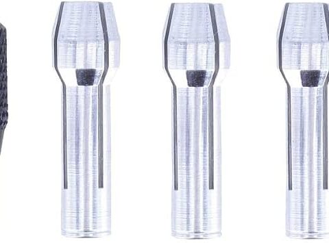 Dremel 4485 Kit di 4 Pinze Inclusa Ghiera con Perno, Set di Accessori per Utensile Multifunzione Rotativo