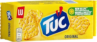 Tuc Original, Snack Friabili dal Gusto Dolce e Salato con Cottura al Forno e Grano 100% Italiano, 100g