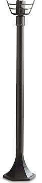 Philips LED Creek Palo per Esterno, 99.5 cm, Attacco E27, Alluminio, Nero