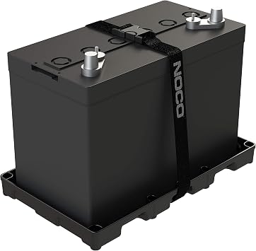 NOCO BT31S Group 31 Heavy-Duty Battery Tray for Marine, RV, Camper And Trailer Batteries