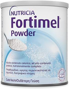 FORTIMEL POWDER, Polvere Iperproteica ed Energetica, Gusto Neutro, 335g