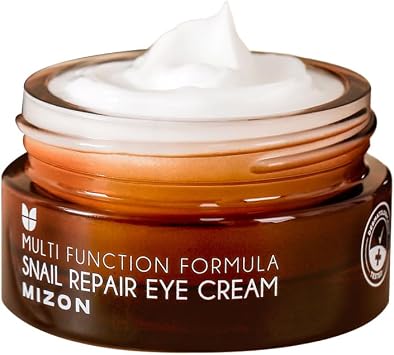 [MIZON] SNAIL REPAIR EYE CREAM (25ml) Cura coreana – Crema contorno occhi rigenerante – Anti-invecchiamento & correttore – Brillante e compattezza – Estratto di bava di lumaca