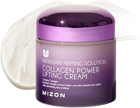Mizon Crema Power Lifting al Collagene (75 ml) Idratante Intensiva con 75% di Estratto di Collagene Marino, Cosmetica Coreana
