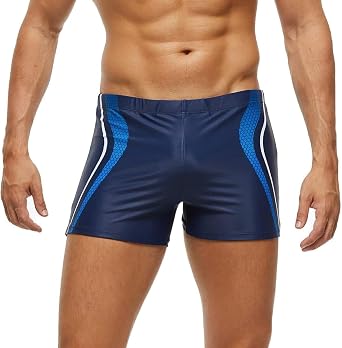 Arcweg Costume da Bagno Uomo Boxer con Pad Rimovibile e Coulisse Pantaloncini Calzoncini da Bagno Elastico a Vita Bassa Boxershorts