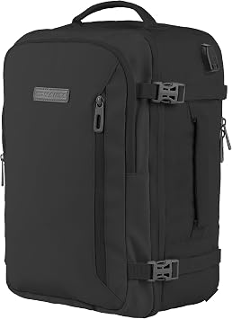 Zaino Bagaglio A Mano 40x20x25 Ryanair con Porta USB, Tasca Borraccia, Cinghia Pettorale, Borsa 20L per Viaggio Voli Low Cost Easyjet