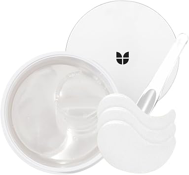 Mizon Cerotti in Gel con Perla Bianca (30 coppie) Riduce le rughe e il gonfiore, trattamento per le occhiaie, Complesso di fiori bianchi, ingredienti naturali (Pure Pearl Eye Gel Patch)