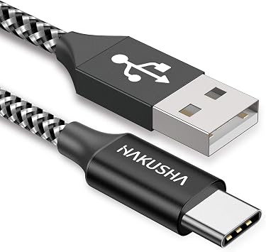 HAKUSHA Cavo USB C, [1M] Cavo USB Tipo C Nylon Ricarica Rapida per Android Samsung Galaxy S21 Ultra,Note 20,Z Fold 3,Huawei P50,Mate 40,MateBook,Xiaomi Mi 11 Lite,OnePlus 9,Google Pixel 5,Realme