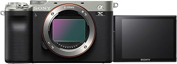 Sony Alpha 7 C – Fotocamera Digitale Mirrorless Full-frame, compatta e leggera, Real-time Autofocus, 24.2 MP, Stabilizzatore integrato a 5 assi, lunga durata della batteria (Argento)