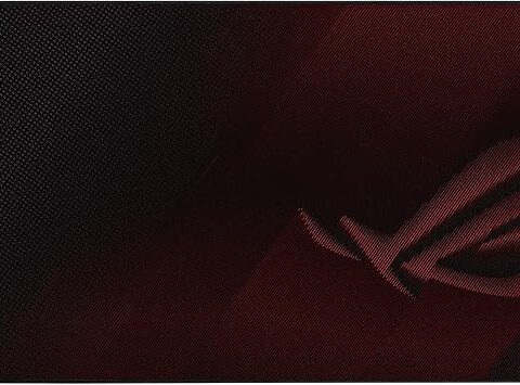 ASUS ROG SCABBARD II, Tappetino per Mouse da Gaming, Nero/Rosso | Impermeabile e Resistente a Liquidi, Urti e Graffi, Realizzato con Tecnologia Militare, Antiscivolo, Formato XXL