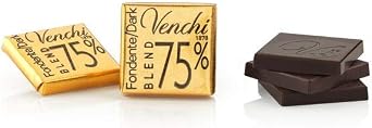 Venchi – Blend 75% in Busta Bulk, 1kg – Pregiate Miscele di Cacao Criollo e Forastero – Cioccolato Fondente Senza Glutine