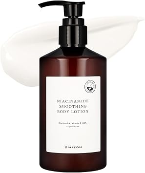 [Mizon] Lozione Corpo Levigante alla Niacinamide (300 ml) AHA, vitamina C, acido ialuronico, idratazione regolare, cura della pigmentazione, esfoliazione delicata (Niacinamide Smoothing Body Lotion)