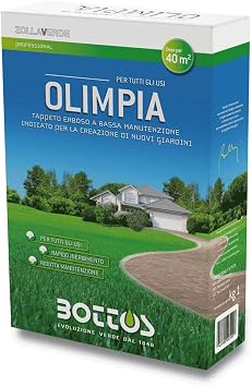 Semente per Prato ‘Olimpia’ per Zona Semi/soleggiata 1KG – Zollaverde Bottos