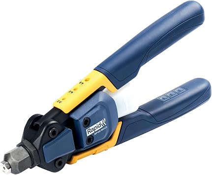 Rapid RP100 MULTI Pistola per Rivetti Rivettatrice Manuale con Moltiplicatore di Potenza,Sistema Multi a Ugello Multiplo per Rivetti in Alluminio e Acciaio Inossidabile e Rame da 3,2 a 4,8mm(5001487)