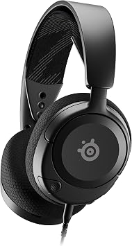 SteelSeries Arctis Nova 1 – Cuffie da gaming multisistema – Driver Hi-Fi – Audio spaziale a 360° – Cuscinetti auricolari in memory foam – Ultra leggere – PC, PS5, PS4, Switch, Xbox – Nero