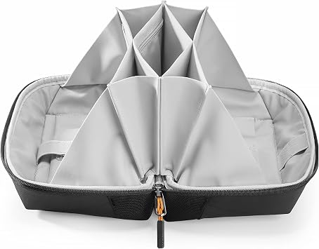 Inateck Custodia per Cavi, Organizer per Accessori Elettronici con Manico, custodia organizzativa per gadget, Borsa organizer per accessori resistente agli spruzzi per Caricabatterie/Cavi/Carte
