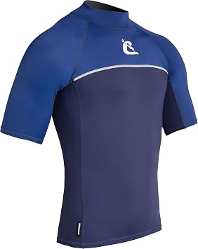 Cressi Shield Man Rash Guard Short/SL – Rash Guard Manica Corta Protettiva per SUP e Sport Acquatici, Uomo